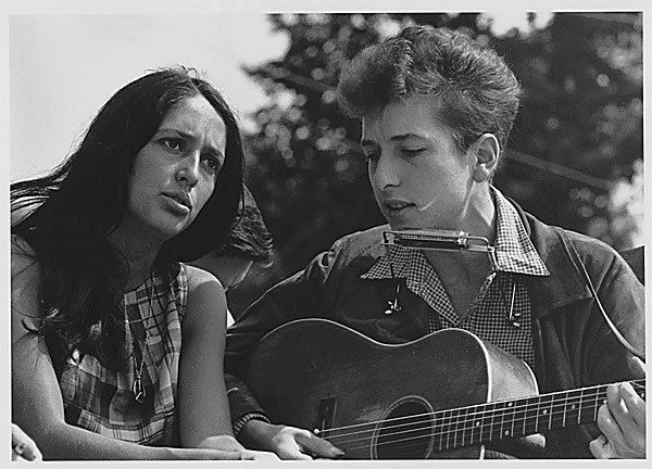 Bob Dylan e Joan Baez at Washington 1963
